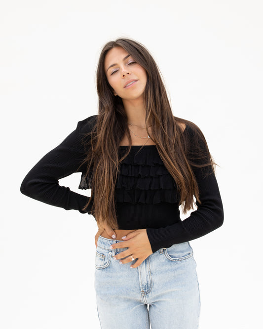 Annabella Sweater Top/SALE