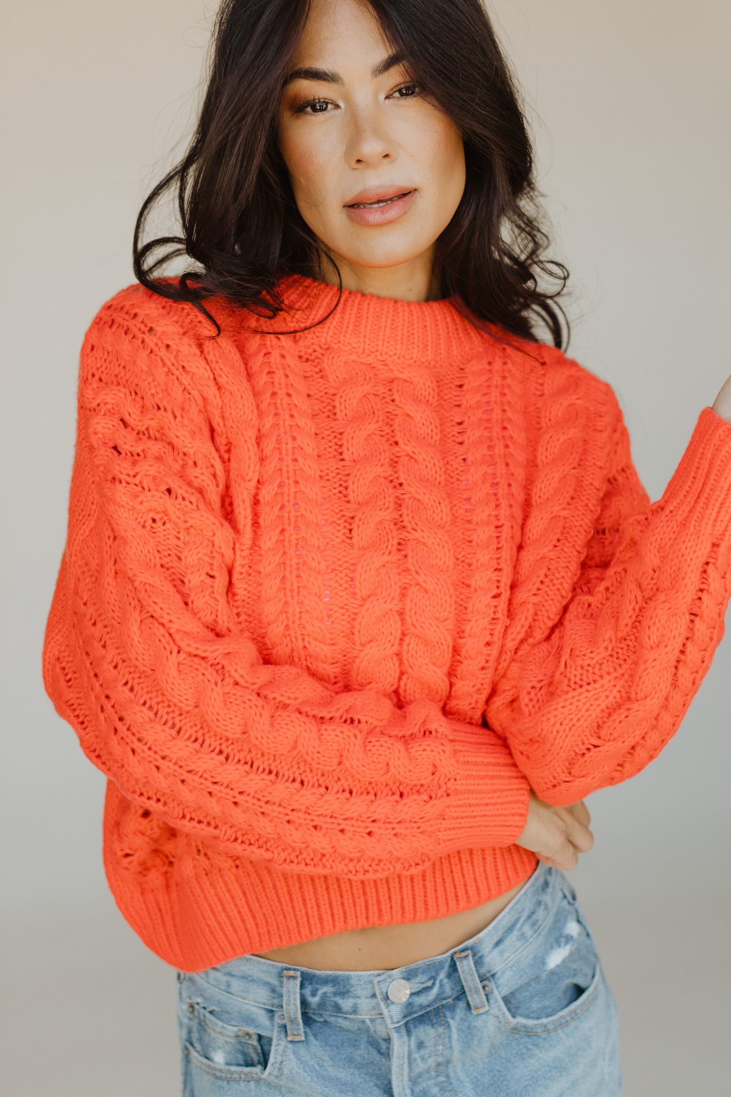 Pippa Cable knit Sweater