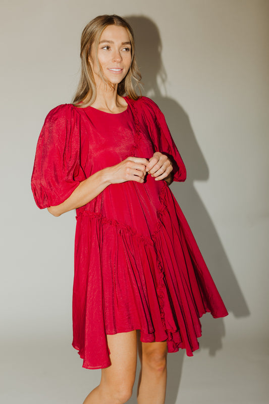 Denmark Dress (red)/SALE