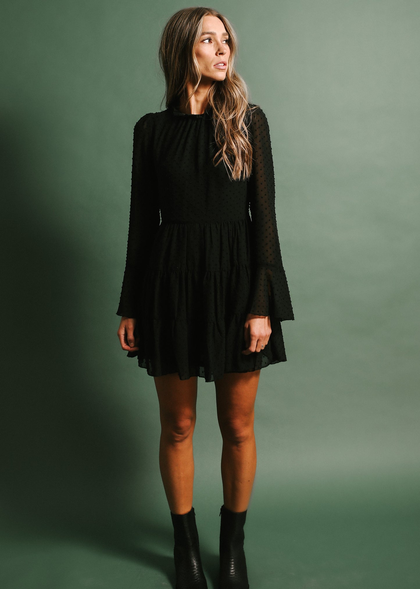 Say It Ain't So Mini Dress (Black)//Sale