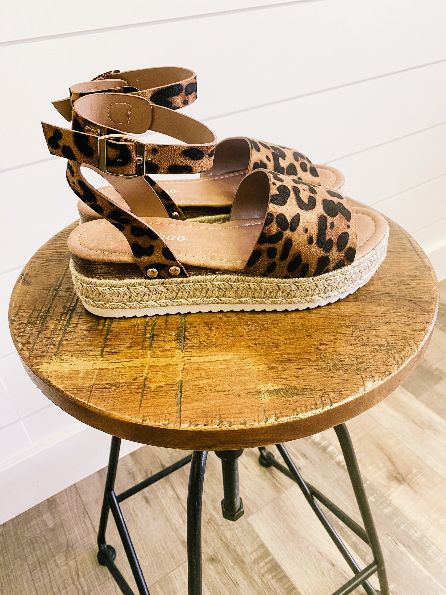 Lucy Leopard Sandals-SALE