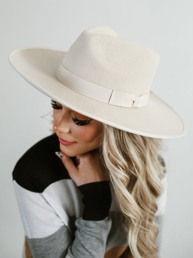Tessa Rancher Hat (NUDE)/Sale