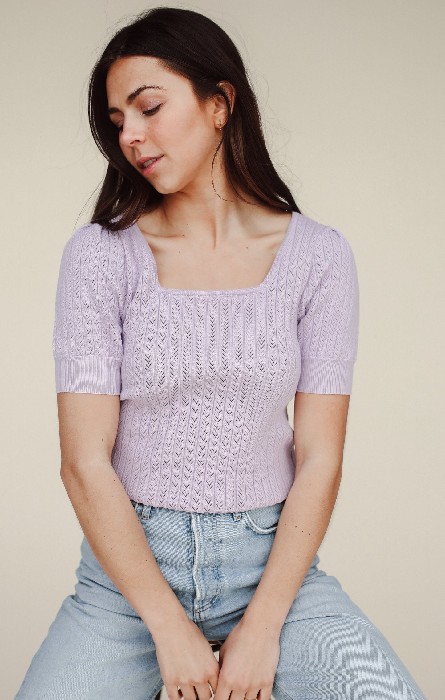 TISHA  KNITTED TOP/Sale