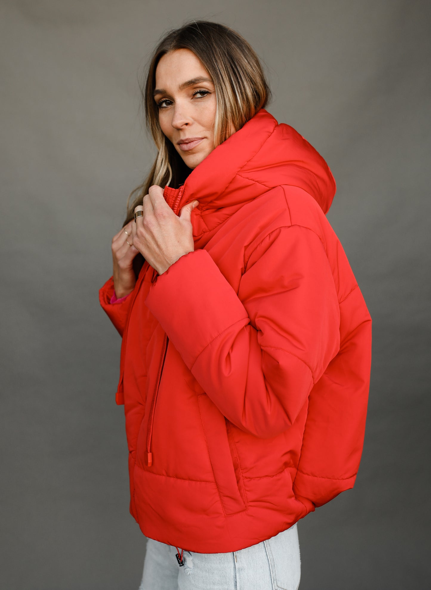The Red Remmie Coat-SALE